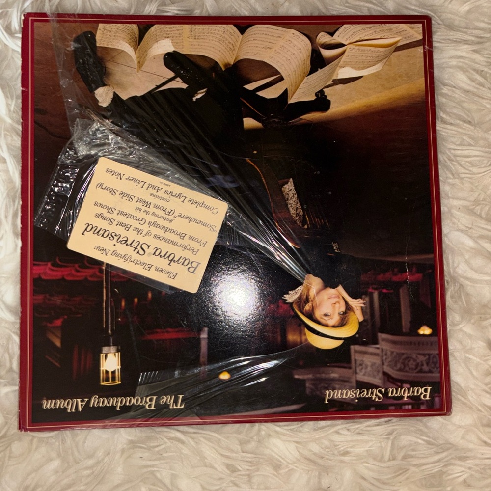 Barbra Streisand The Broadway Album - Red Cover
